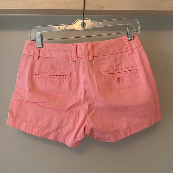 Hot Pink Classic J.Crew Chino Shorts - Picture 2 of 2